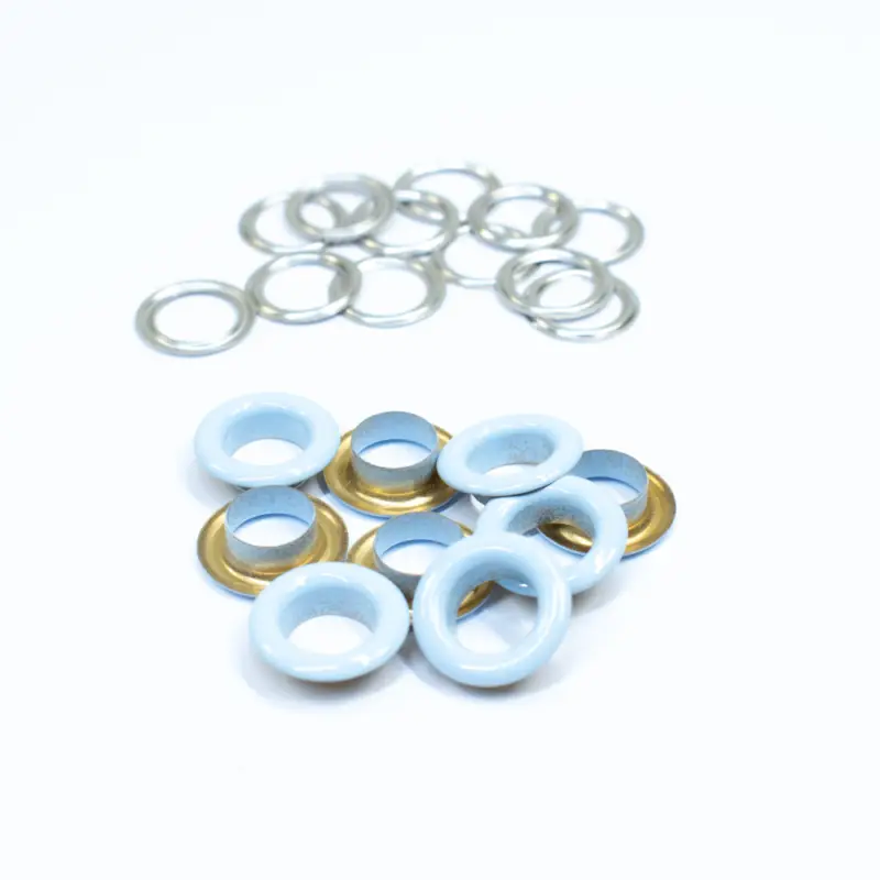 Neue Ware Snaply bunte Ösen 8 mm hellblau