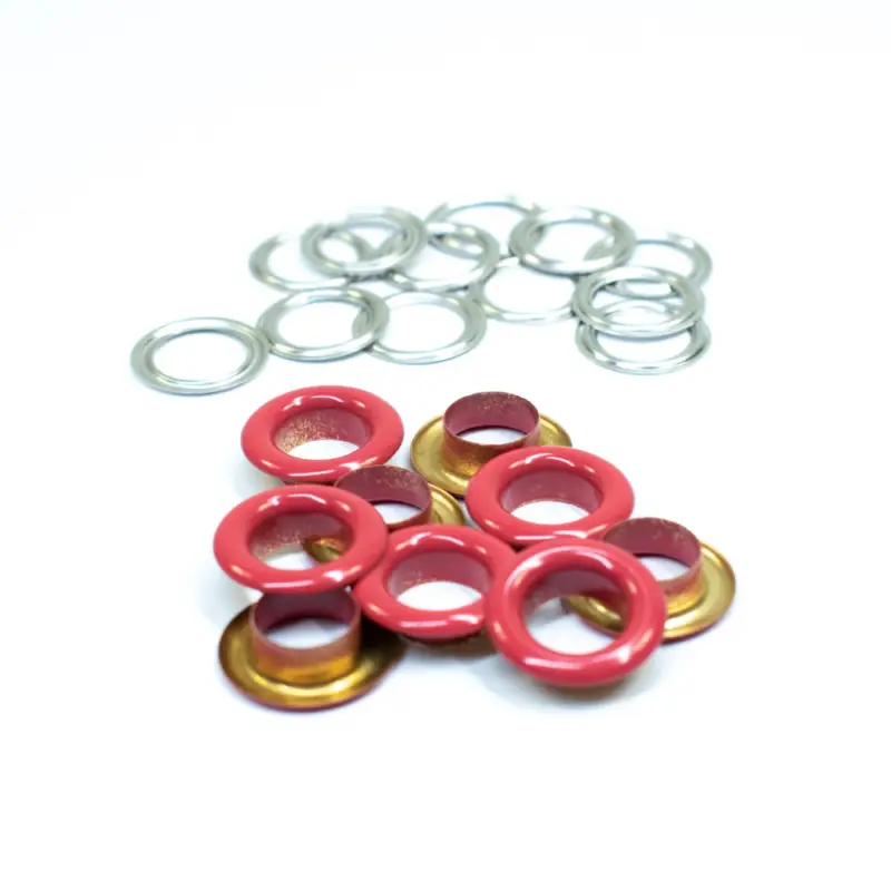 Kracherpreis Snaply bunte Ösen 8 mm rot