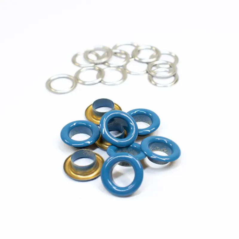 Snaply bunte Ösen 8 mm jeansblau Markenware