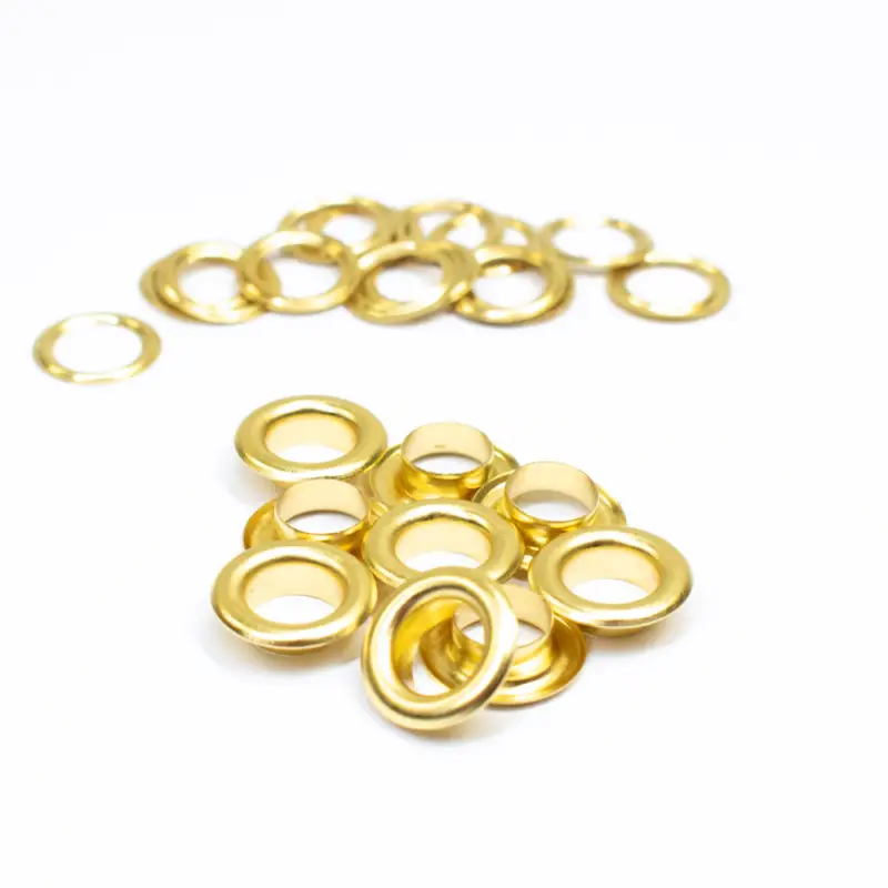 Billig Snaply bunte Ösen 8 mm gold