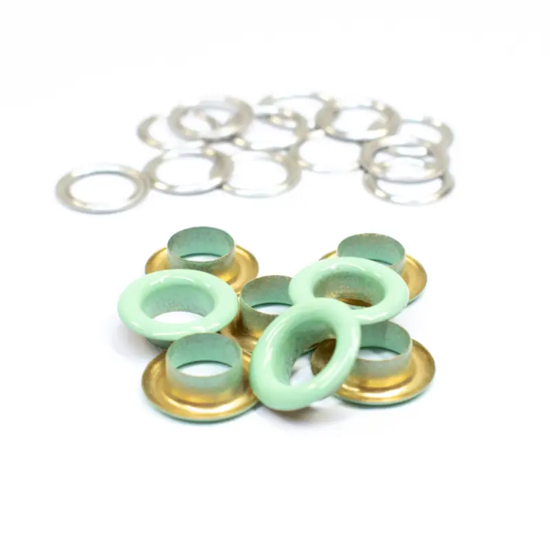 Snaply bunte Ösen 8 mm mint Nur Heute