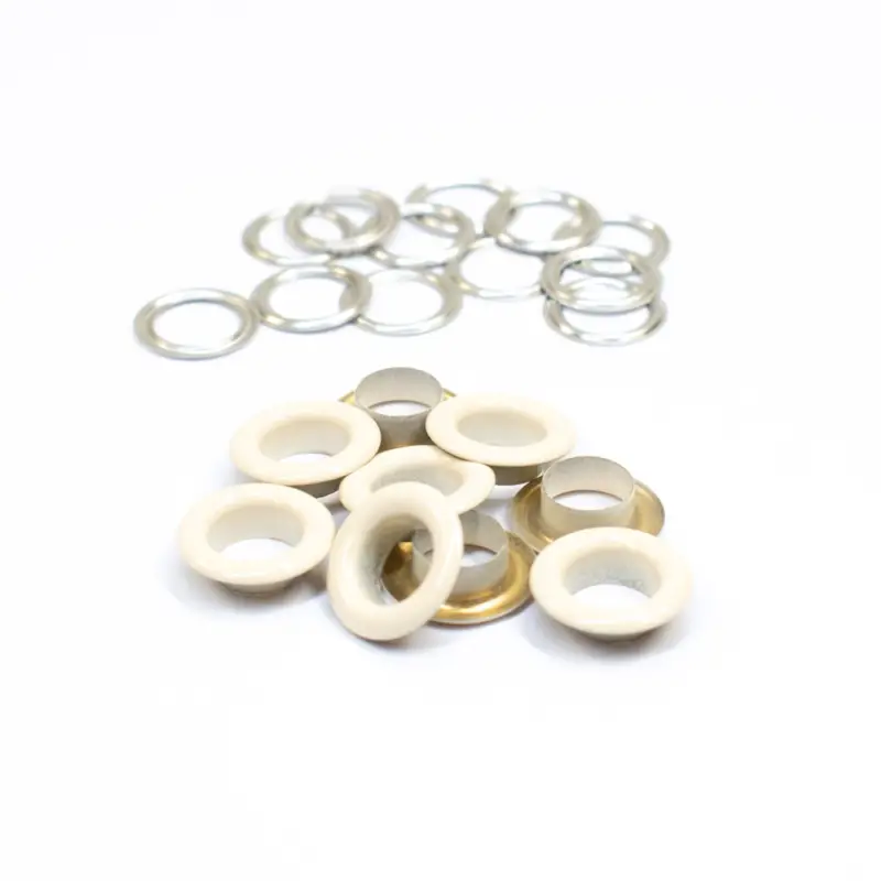 Neue Ware Snaply bunte Ösen 8 mm natur