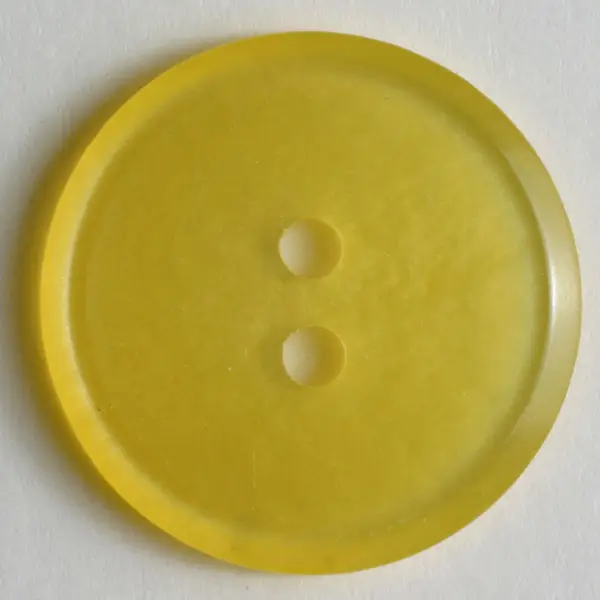 Begrenztes Angebot Kunststoffknopf mit schmalem Rand, 2 Loch - Größe: 13mm