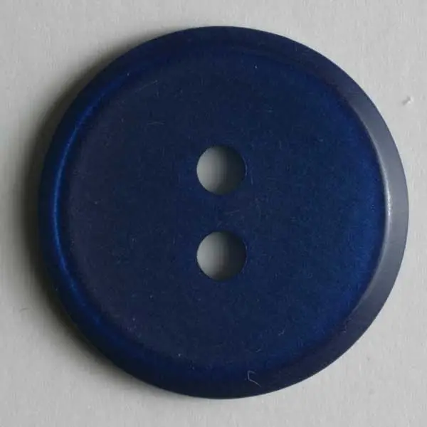Beliebt Kunststoffknopf mit schmalem Rand, 2 Loch - Größe: 23mm