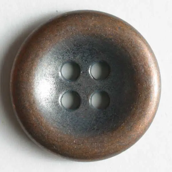 Angebot Jeansknopf, vollmetall mit Mulde, 4-Loch - Größe: 15mm