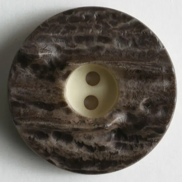 Direktkauf Trachtenknopf, Hirschhornimitat - Größe: 18mm