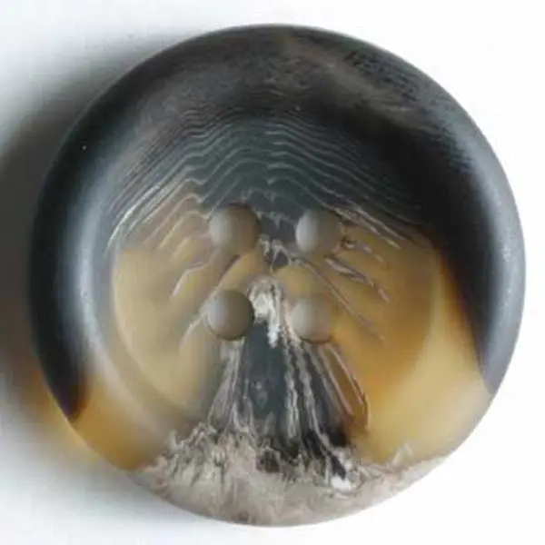 Anzugknopf mit Farbverlauf und vier Löchern - Größe: 15mm Billig