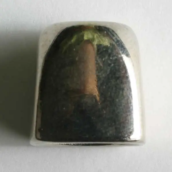 Echt Kordelende, vollmetall - Größe: 12mm