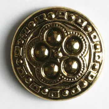 Direkt Vom Hersteller Kunststoffknopf metallisiert - Größe: 23mm