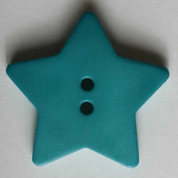 Abverkauf Quiltingknopf in Form eines hübschen Sternes - Größe: 28mm