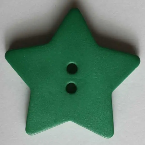 Billig Quiltingknopf in Form eines hübschen Sternes - Größe: 28mm