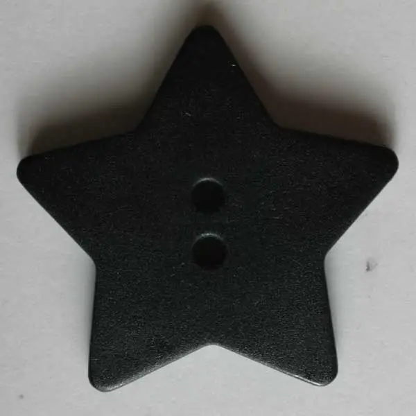 Quiltingknopf in Form eines hübschen Sternes - Größe: 28mm Echt
