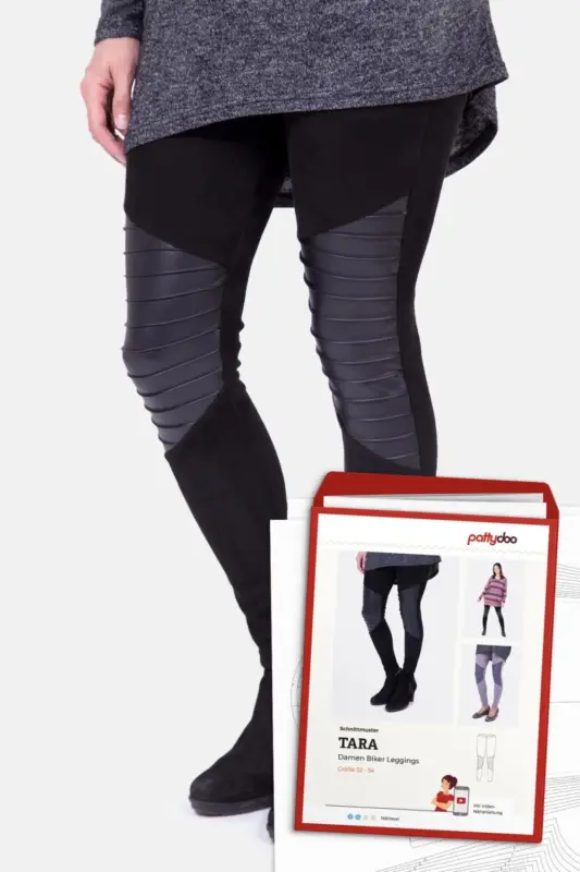 Schnittmuster Pattydoo Damen Bikerleggings "Tara" Highlight