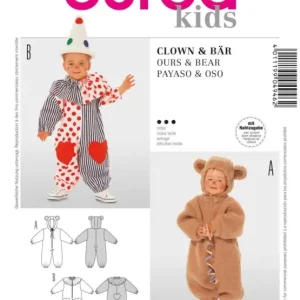 Schnittmuster "Burda" Kostüm Fasching Karneval Bär & Clown 4946 Bestseller