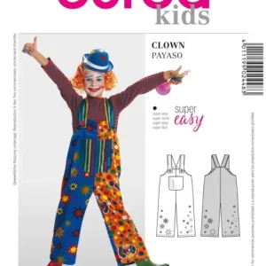 Schnittmuster "Burda" Kostüm Fasching Karneval Clown 2448 Markenprodukt