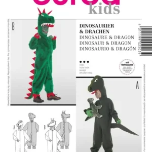 Schnittmuster "Burda" Kostüm Fasching Karneval Drache & Dino 2503 Super-Preis