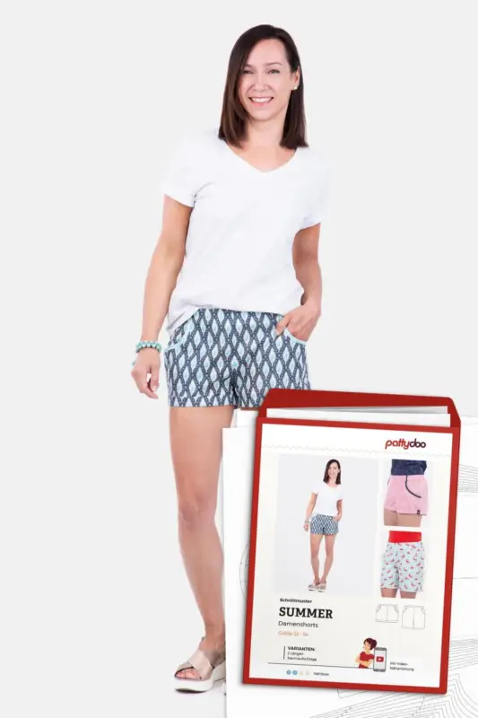 Schnittmuster Pattydoo Damenshorts "Summer" Neu Im Sortiment