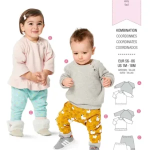 Schnittmuster "Burda" Sweatshirt -Baby Aktuell