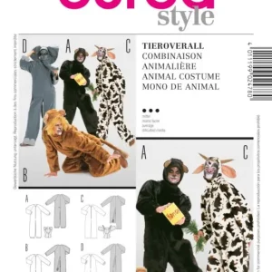 Schnittmuster Burda 2478 Kostüm Fasching Karneval Tieroverall Begrenztes Angebot