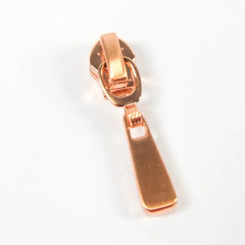Zipper 25 mm für 4 mm Raupenbreite roségold Markenware