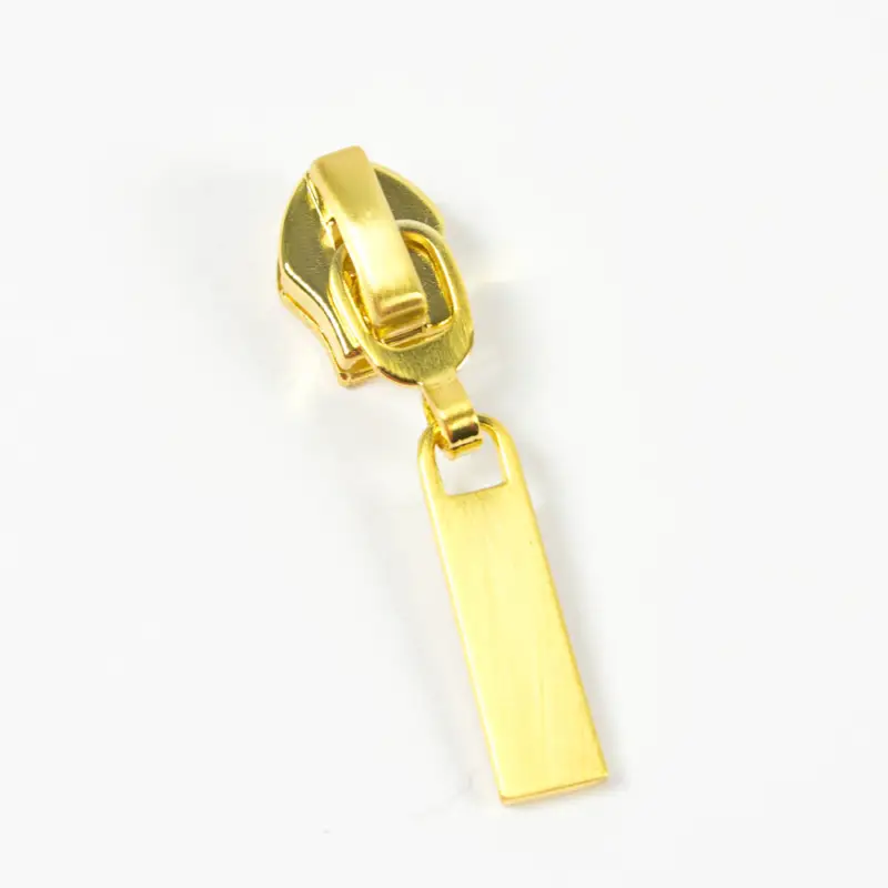 Direkt Vom Hersteller Zipper 25 mm für 6,5 mm Raupenbreite gold
