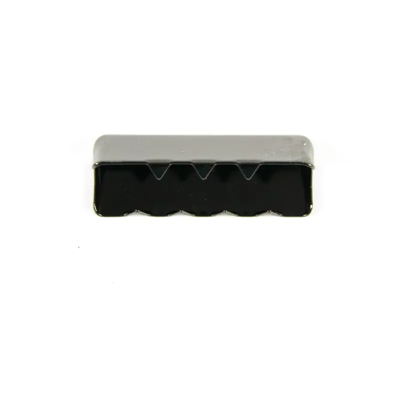 Preiswert Metall-Endstück für Gurtband 25mm, gunmetall