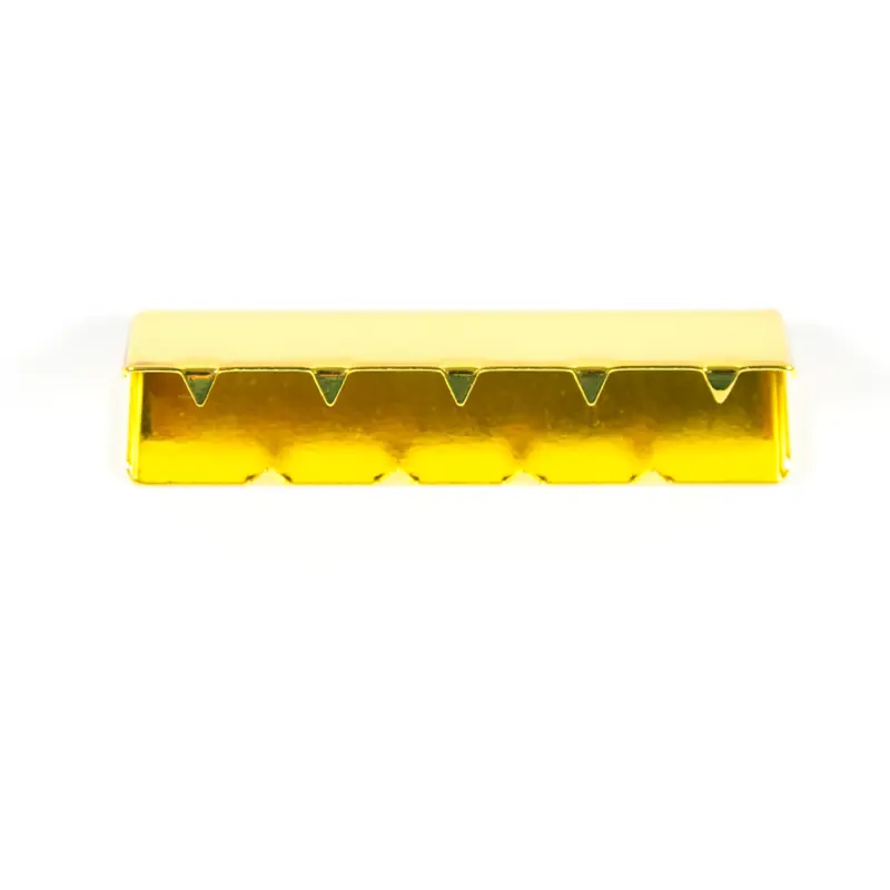 Begrenztes Angebot Metall-Endstück für Gurtband 40 mm, gold