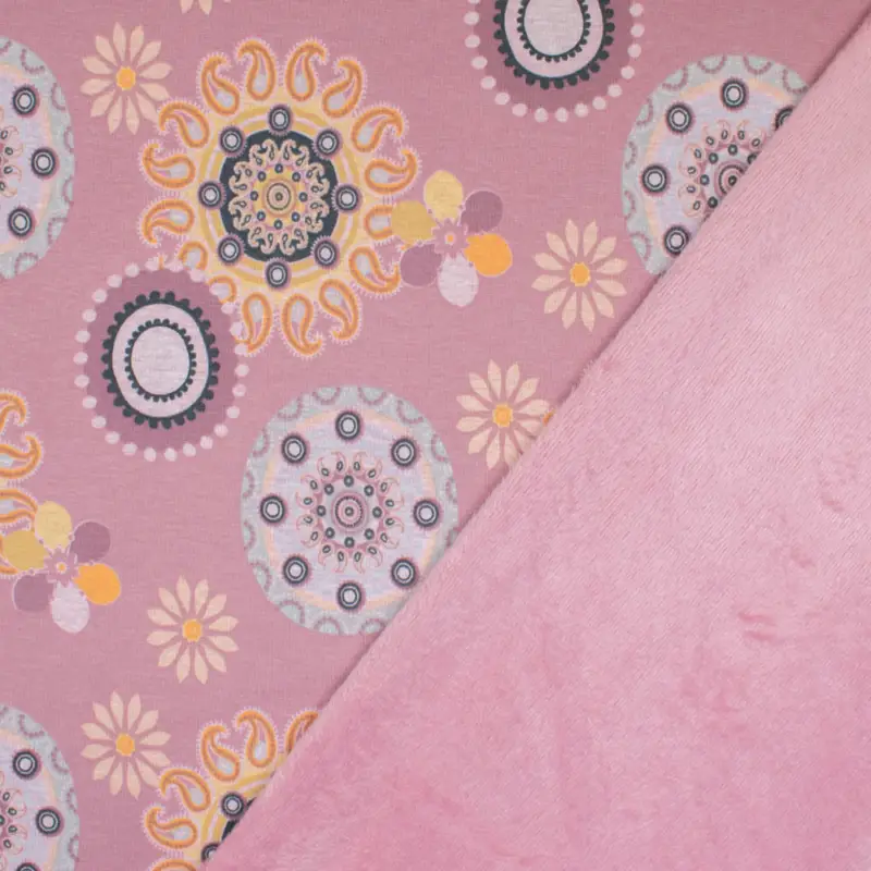 Alpenfleece Mandala altrosa Top-Preis