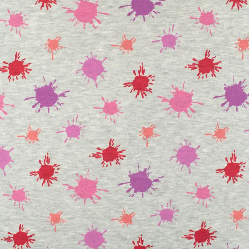 Alpenfleece Farbkleckse pink Beliebt