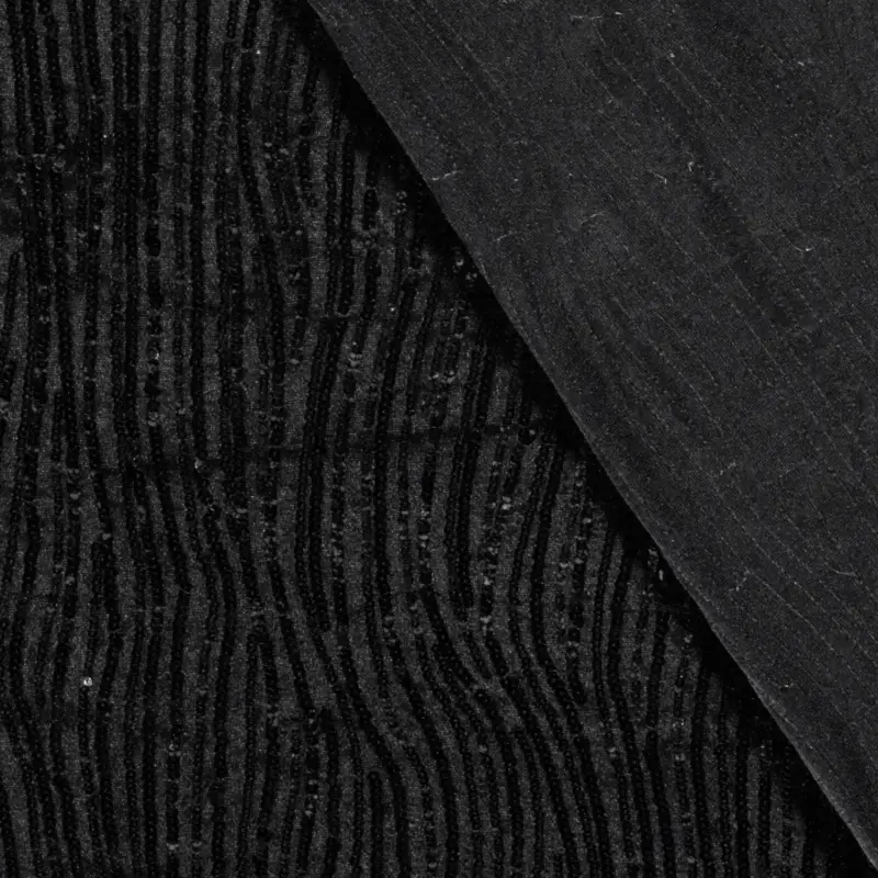 Bestpreis Pailettenstoff schwarz