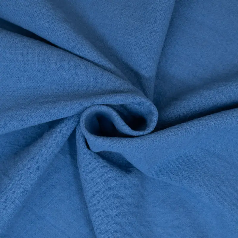 Baumwollstoff Leinenoptik uni jeansblau Sonderaktion
