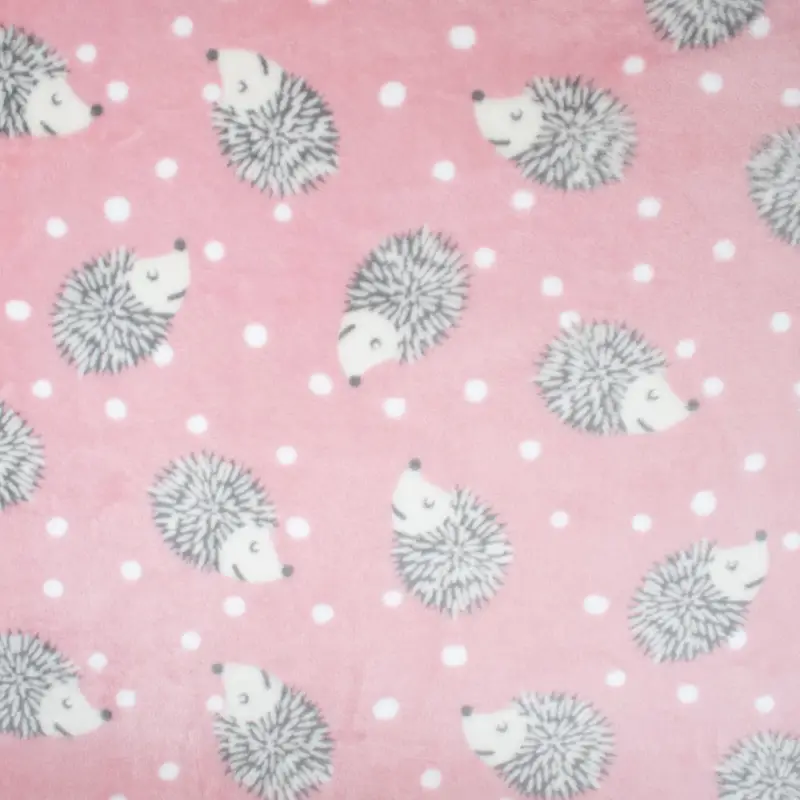 Aktuell Wellness Fleece Igel rosa
