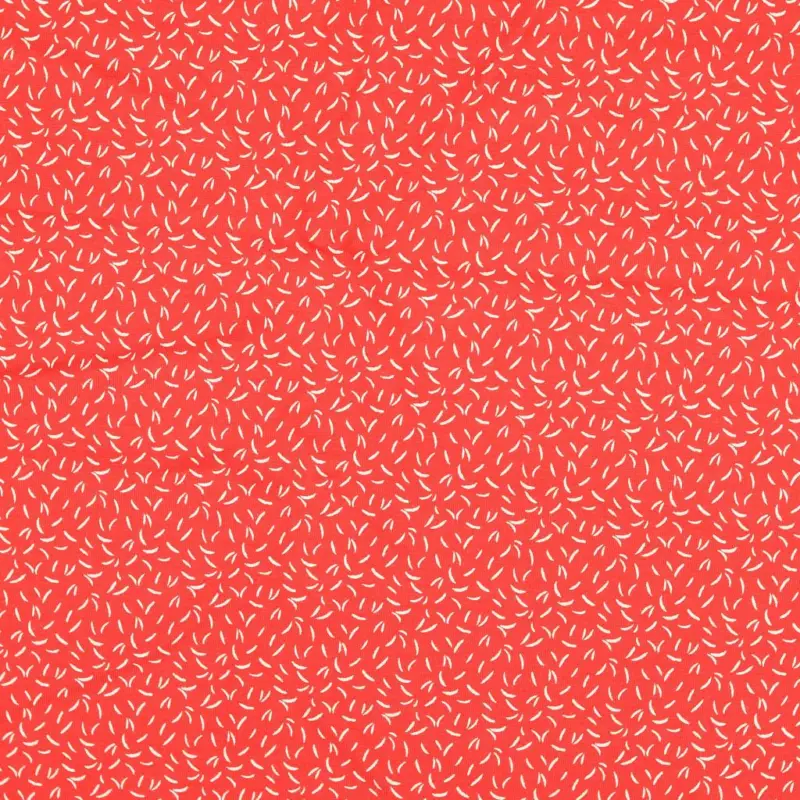 Baumwolljersey Wilde Striche rot Highlight