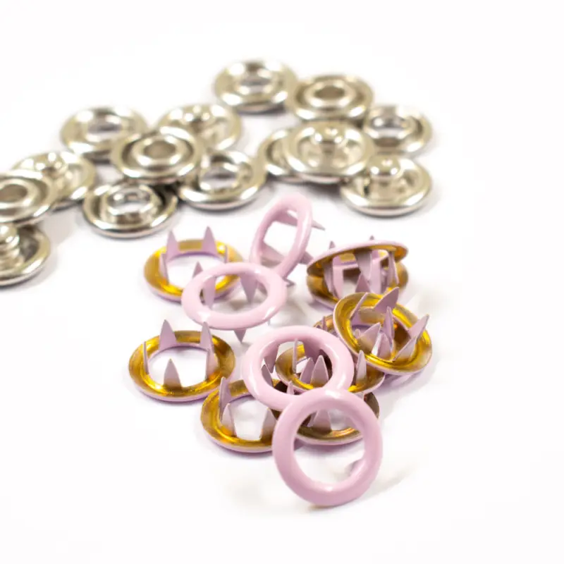 Snaply Jersey Druckknöpfe rosa Letzte Chance