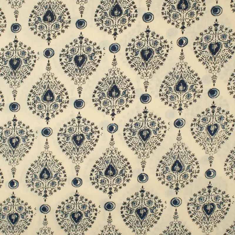 Baumwollstoff Voile Orientalische Ornamente beige Jetzt Bestellen
