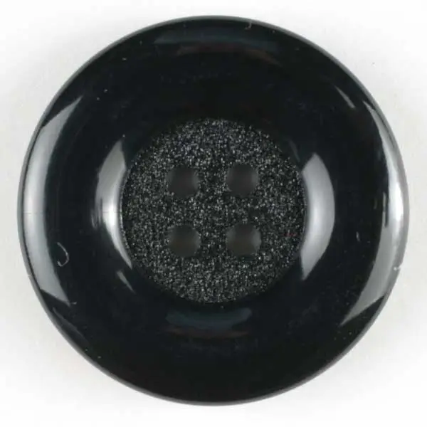 Ausverkauf Modeknopf mit Wulstrand - Größe: 18mm