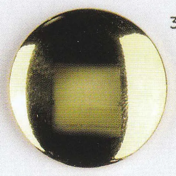 Beliebt Kunststoffknopf metallisiert - Größe: 13mm