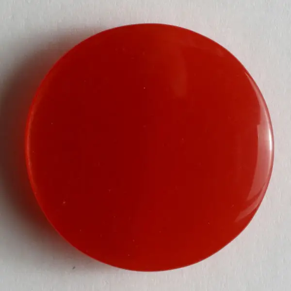 Bestseller Kunststoffknopf schlichte Form - Größe: 18mm
