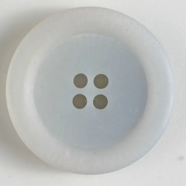 Preisknaller 4-loch Kunststoffknopf mit breitem Rand - Größe: 28mm