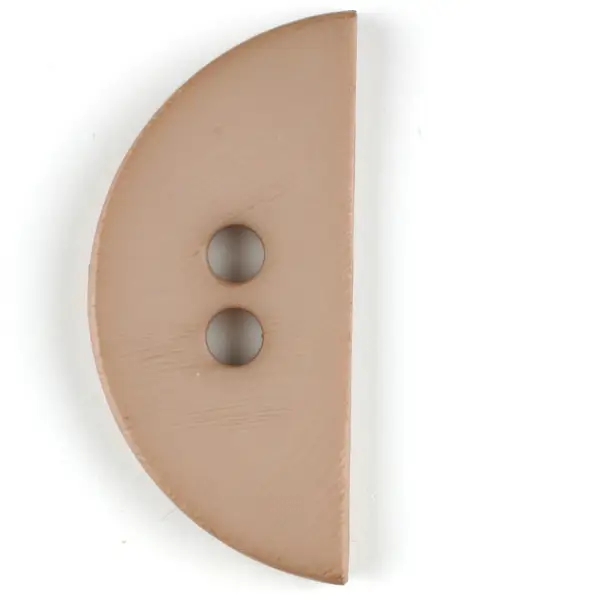 Beliebt Kunststoffknopf, halbrund, 2 Loch - Größe: 55mm