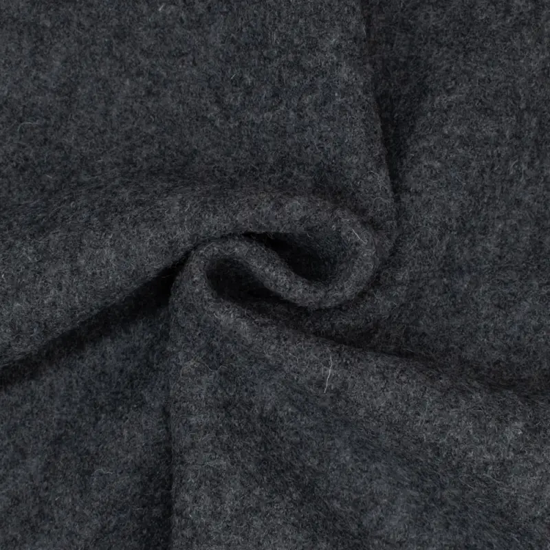 Markenware Walkloden meliert anthrazit