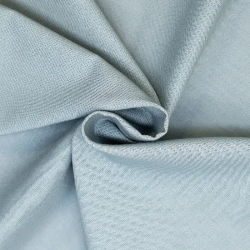 Angebot Baumwollstoff uni Fahnentuch graublau