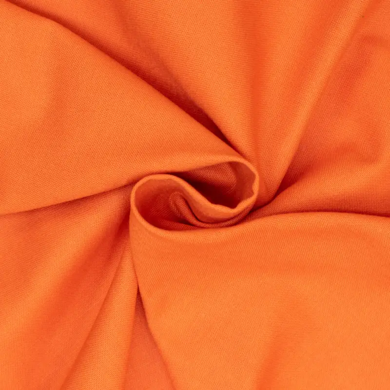 Baumwollstoff uni Fahnentuch orange Schneller Versand
