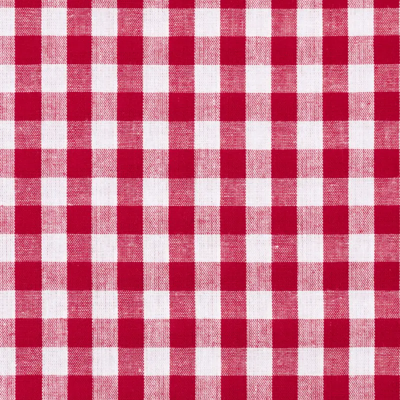 Bestpreis Baumwollstoff Vichykaro 1 cm rot