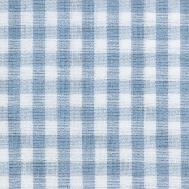 Baumwollstoff Vichykaro 1 cm hellblau Letzte Chance