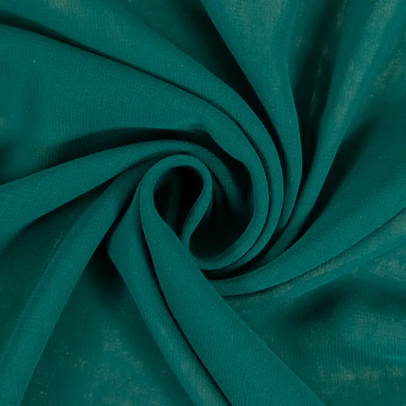 Chiffon uni petrol Neu Im Sortiment