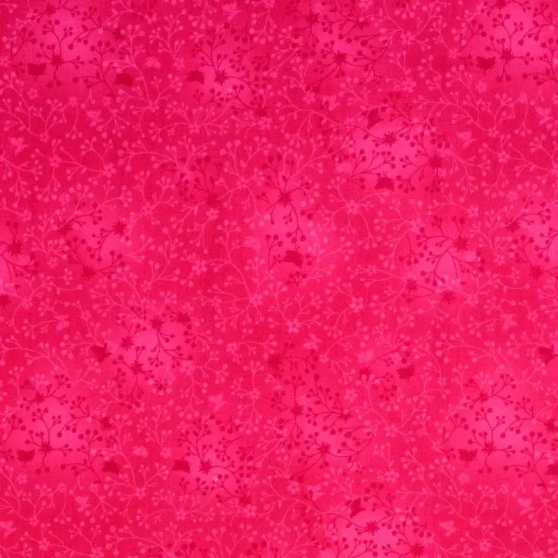 Baumwollstoff Ranken pink Jetzt Bestellen