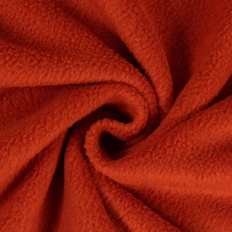 Aktuell Polarfleece uni terrakotta