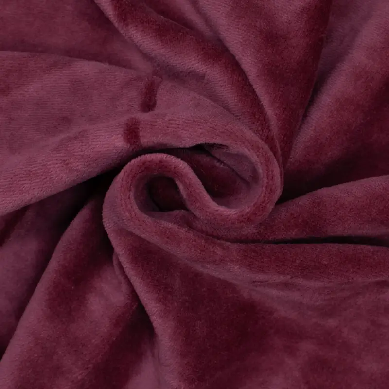 Bestseller Nickistoff uni weinrot
