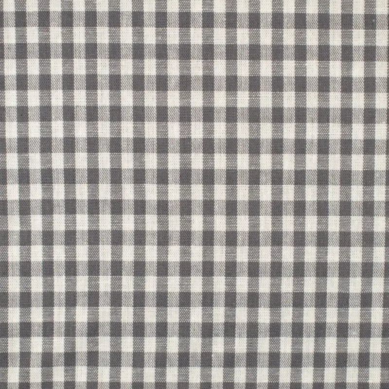 Baumwollstoff Vichykaro 0,5 cm grau Neue Ware